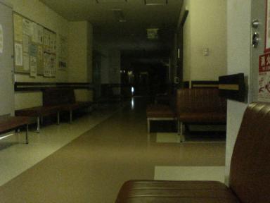 マイピクチャを整理していたら見つけた夜の病院