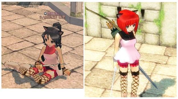 赤い髪にピンクは確かに似合う