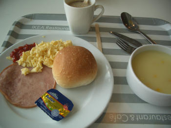 IKEA breakfast