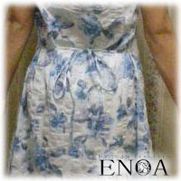 レース裾のラグランワンピ4