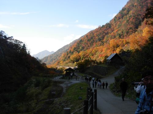 称名滝　帰路