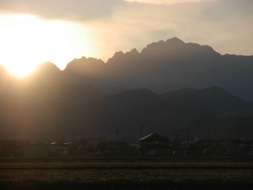 剱岳の日の出