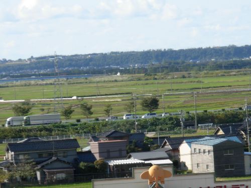 帰り道に高速道路