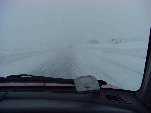 前が見え～ン！