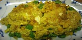 チーズ入りオムレツ