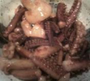 イカマーガリン炒め