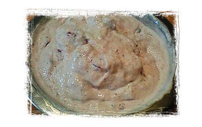 ブルーベリージャム投入