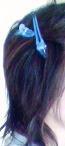 ヘアクリップつけたまま