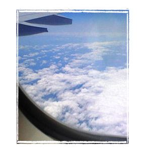 帰途機内より3
