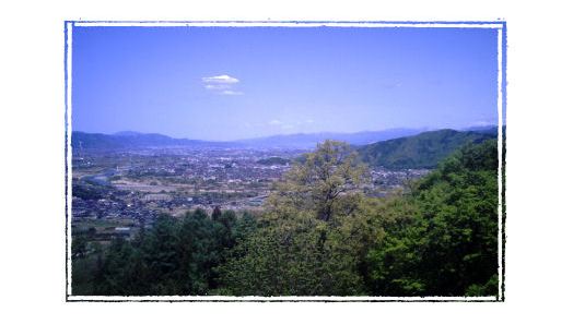 松本への途中風景