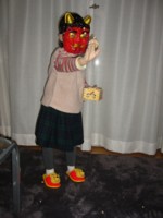 鬼が豆撒き！？