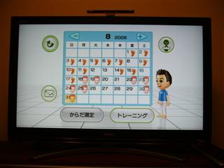 Wii Fit 8月