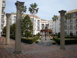 ホテルの庭