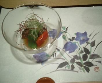 いし井にて母のBD　季節の料理￥５０００コース　６