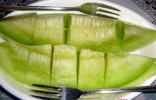 かみこさん家のアイボリーメロン２.jpg