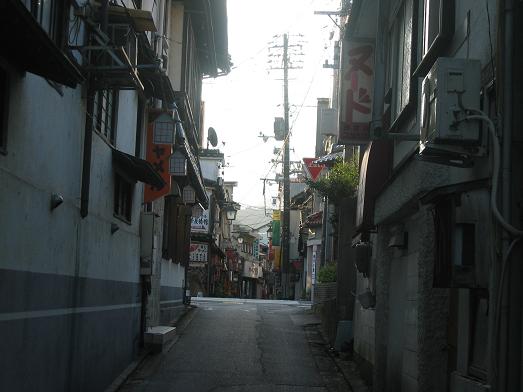 三朝温泉の小道