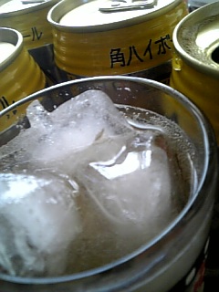 ハイボールさっそく・・・