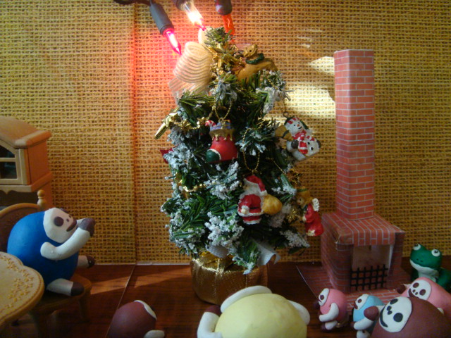 なまけアートシリーズ　クリスマスツリー４