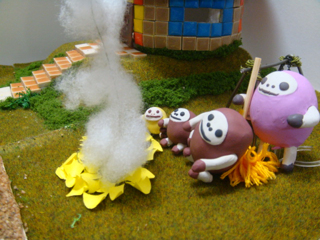 なまけアートシリーズ　焚き火をしよう３