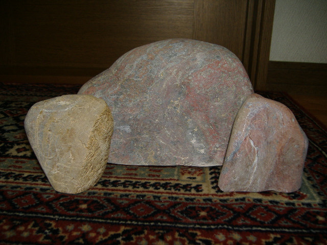 石の形成・・・
