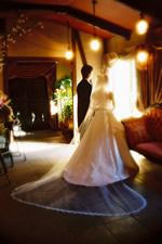 結婚式にて