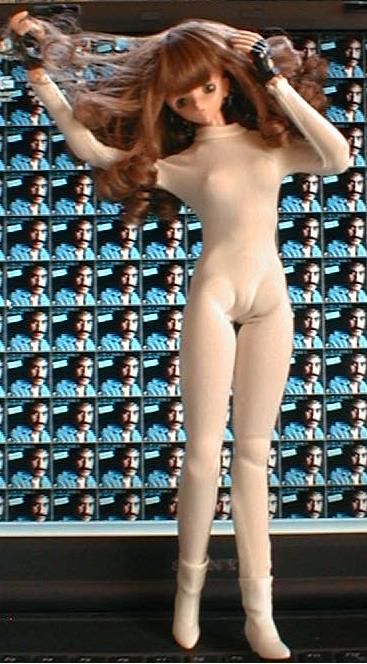 本物のように絡まるウィッグ