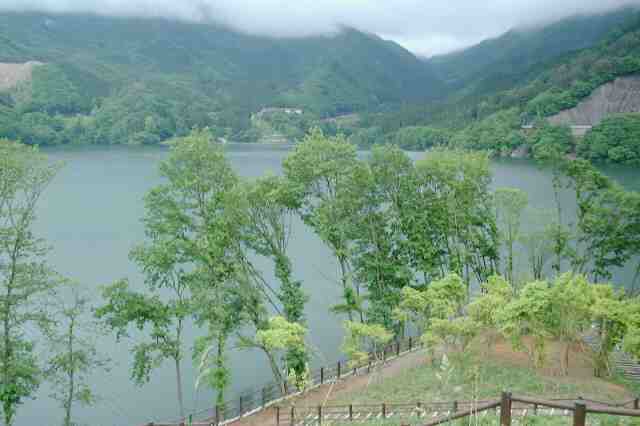 美術館より草木湖を見る