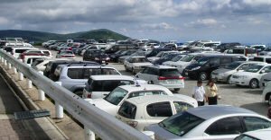 お釜駐車場