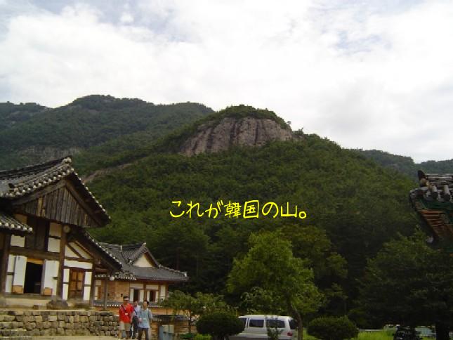 韓国の山