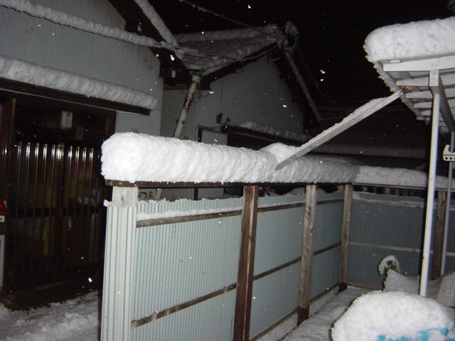 また雪！