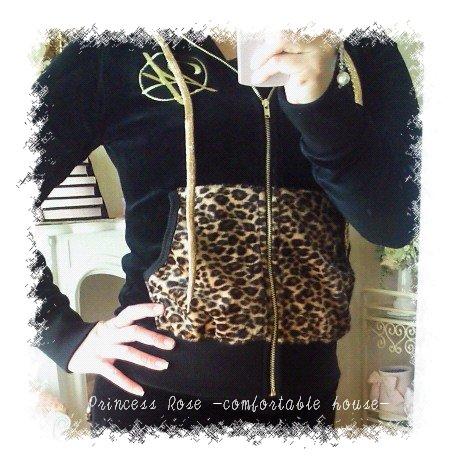 24Karats ヒョウ柄パーカー