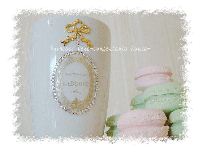 リボンガーランドモチーフ　クリスタル　フリーカップ