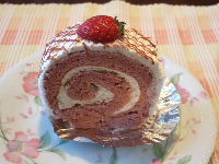 ベリーのロールケーキ