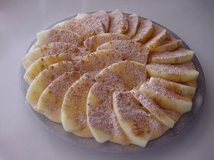 りんごのケーキ焼く前