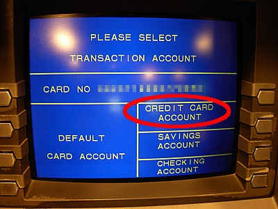 クレジットカード口座