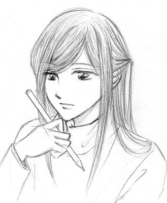 受験生・柚木（上の空中）