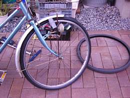 タイヤの取り付