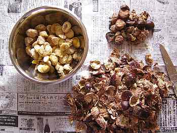 栗の下ごしらい２