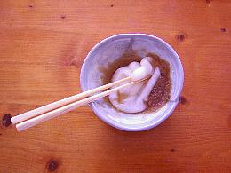 電子レンジで餅２