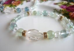 フローライトのブレスレット