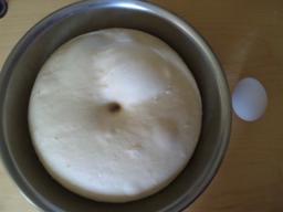100724食パン２斤一時発酵