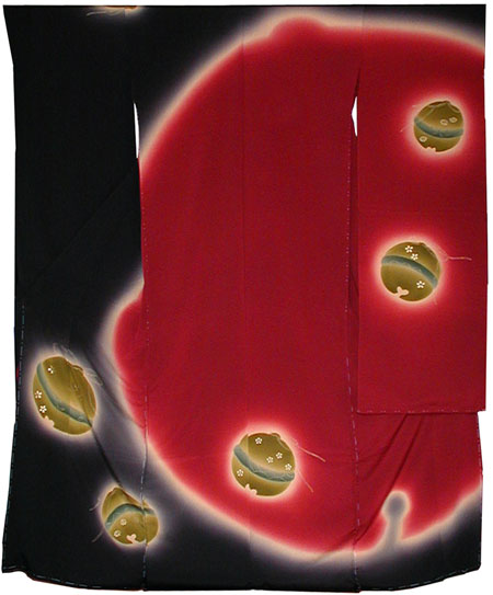 振袖：花ぼかし「鈴に鈴」