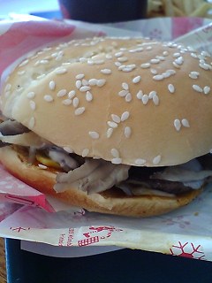 デミグラきのこバーガー
