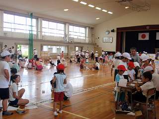 体育館は涼しい～