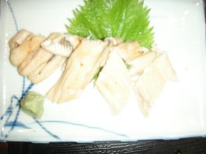 八閣穴子の白焼き