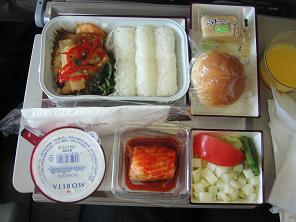 韓国機内食100808