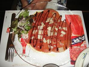 Cheminee Royale牛のカルパッチョ