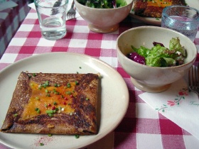 ラタトゥイユのクレープ