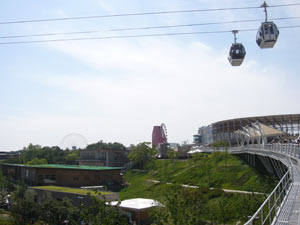 万博会場 快晴!