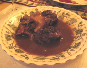 ２０１０年クリスマスディナー・テールシチュー。